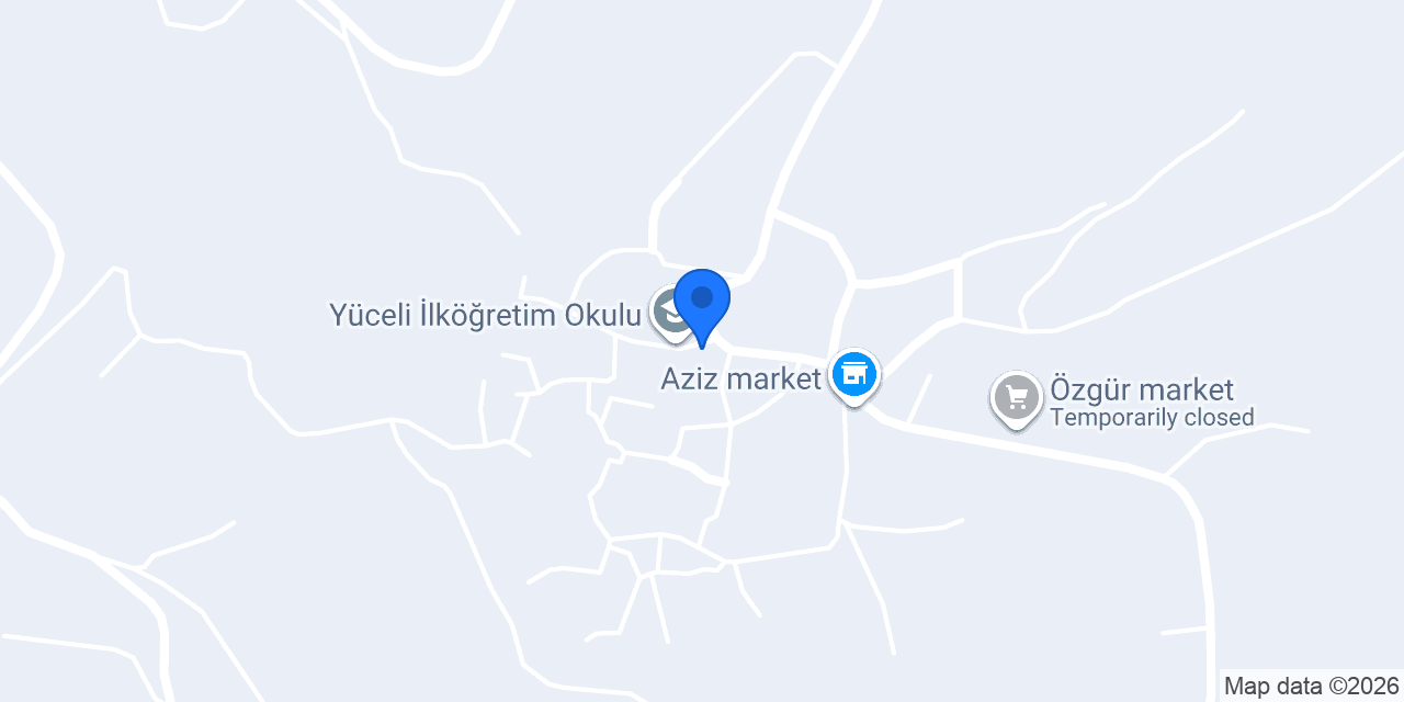 Yüceli Sağlık Ocağı konumu