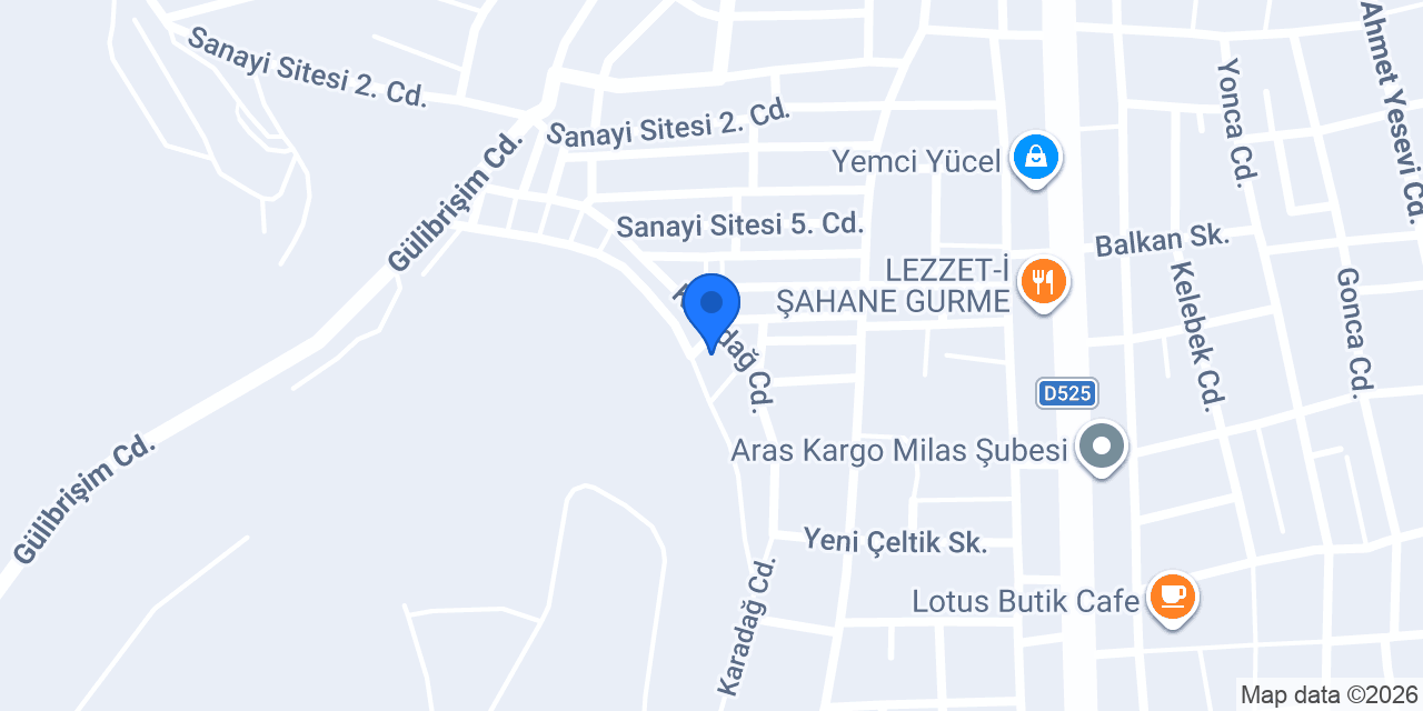 Yararlar Özel Servis konumu