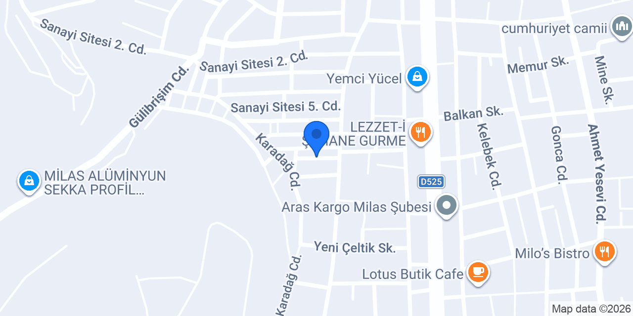 Oruç Oto Milas konumu