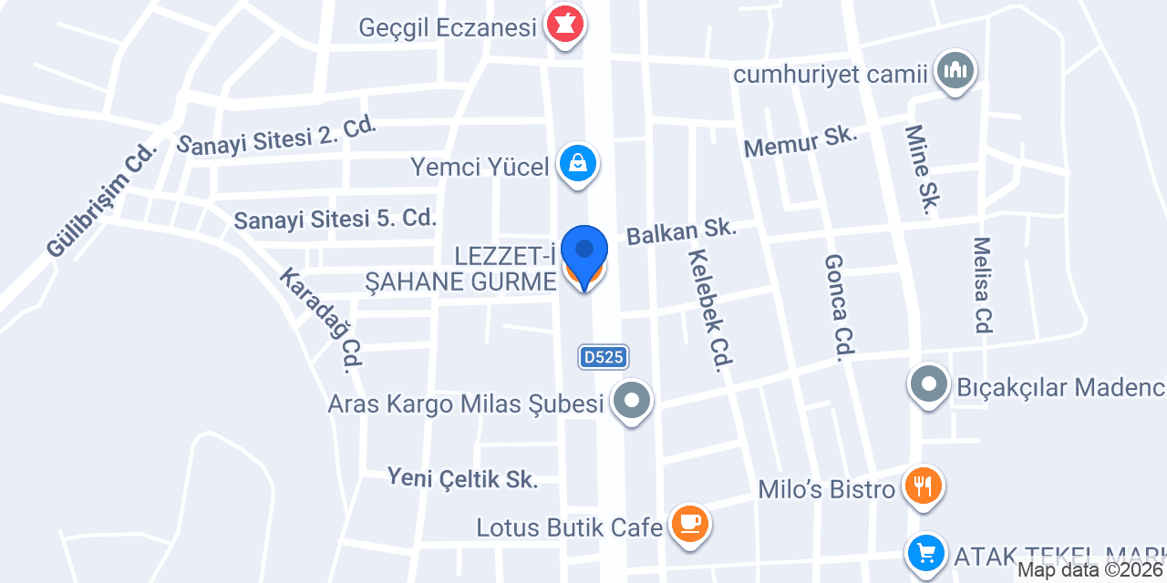 LEZZET-İ ŞAHANE GURME konumu