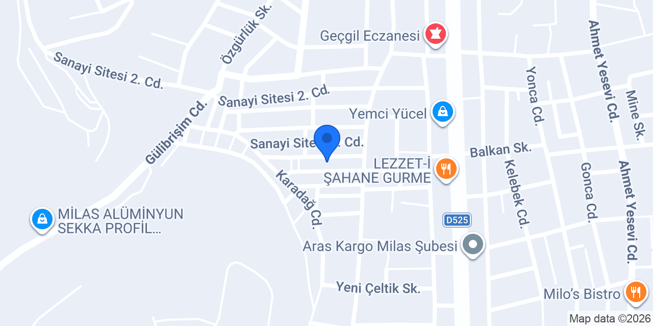 Mutlu Akü konumu
