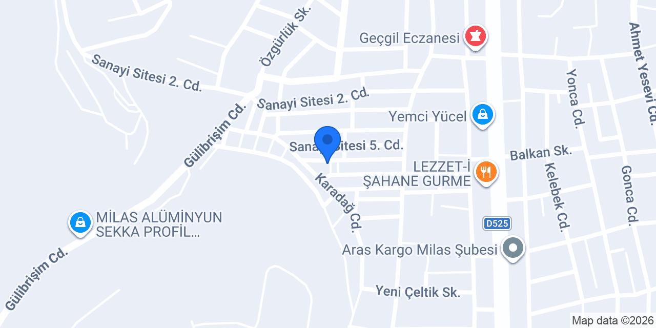 YURUDEN OTOMOTİV konumu