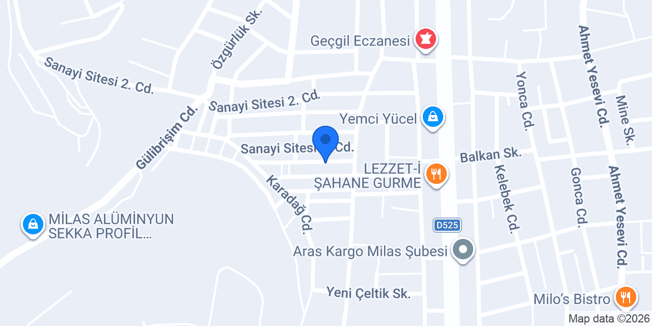 Yıldırım Oto konumu