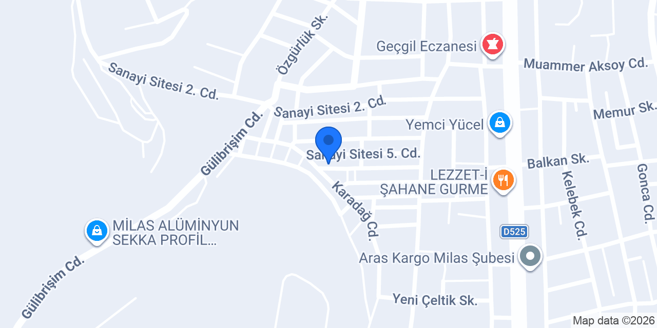 Yaşar Oto Kaporta konumu