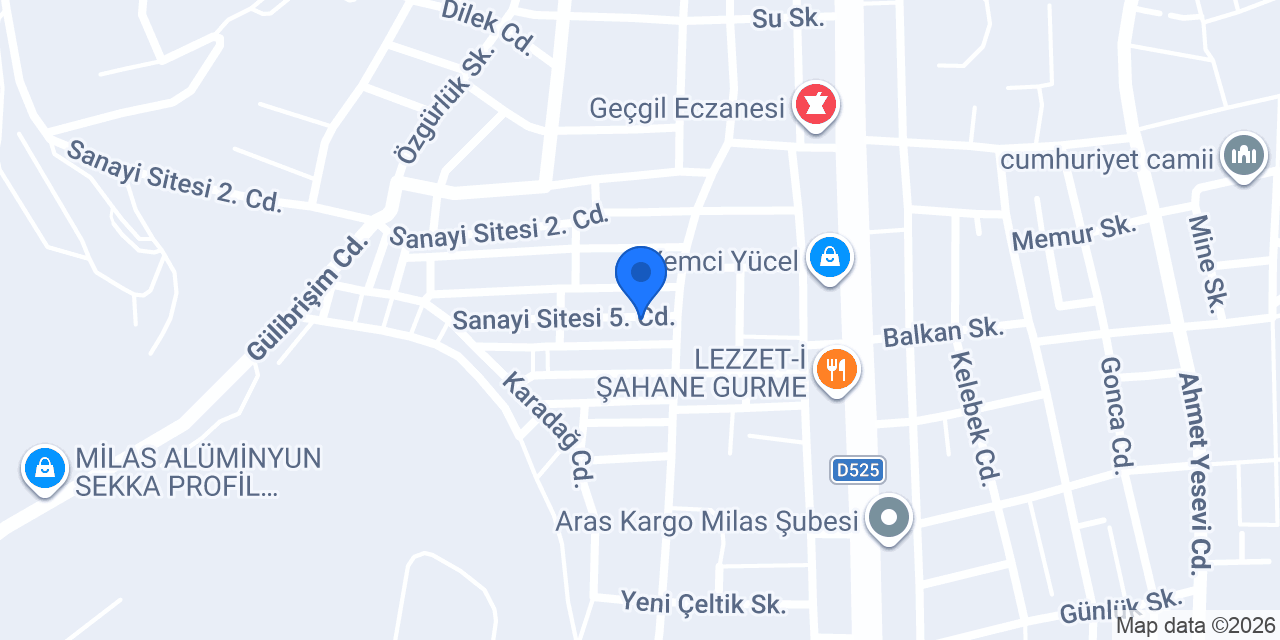 Sebat Ticaret konumu