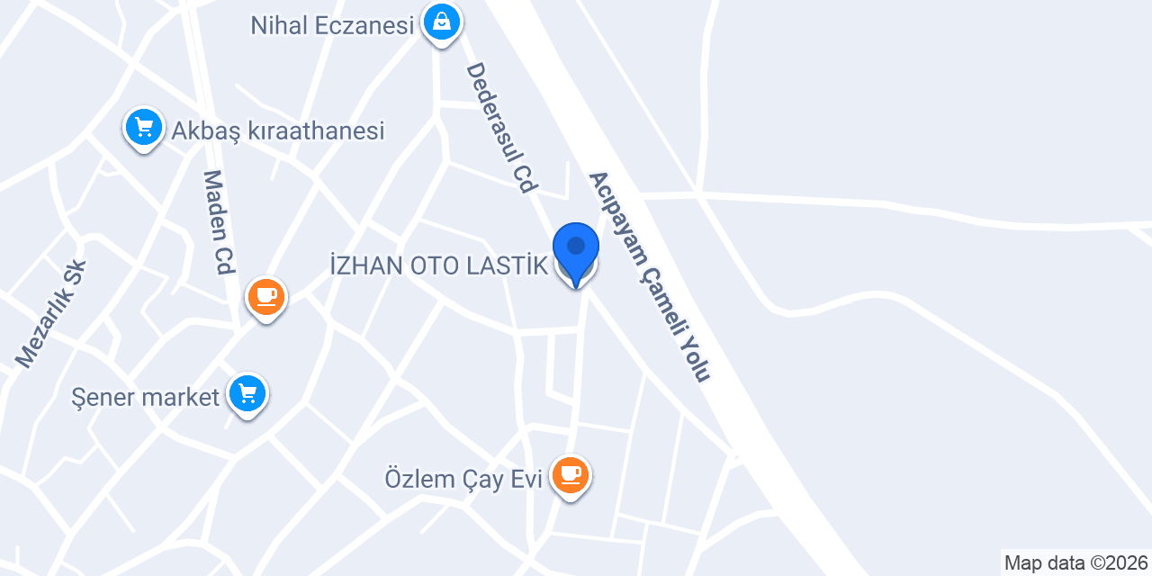 İZHAN OTO LASTİK konumu