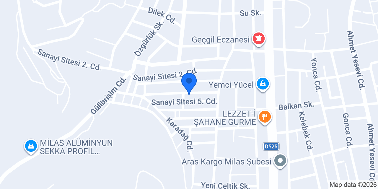 Yükselen Boya konumu