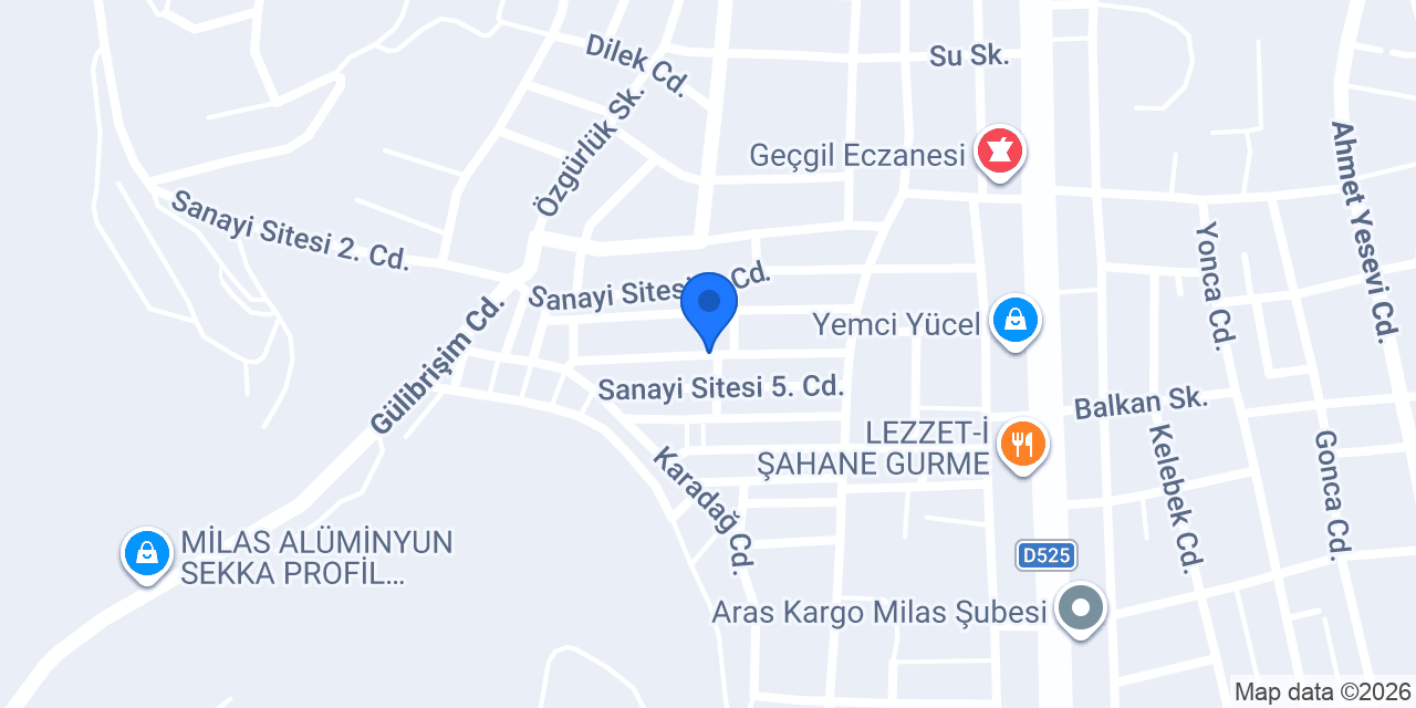 Kaçar Oto Bakım konumu