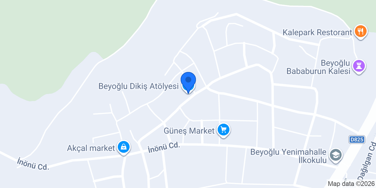 Beyoğlu Dikiş Atölyesi konumu