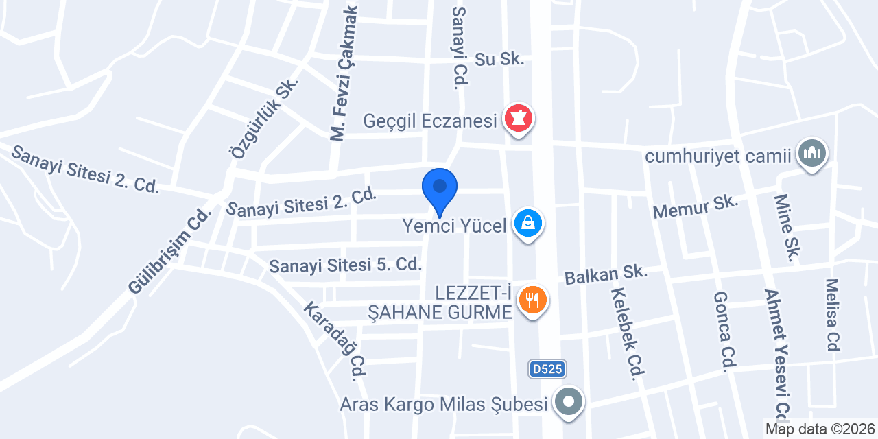 Irmak Börek Salonu konumu