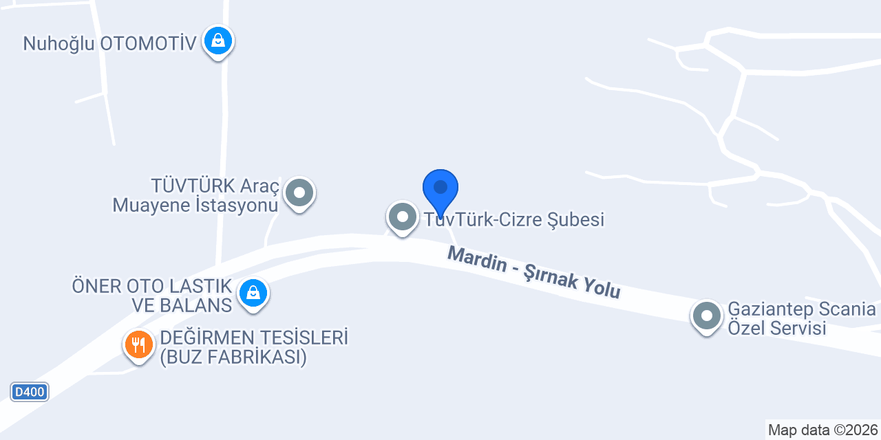 FIRAT TAKOGRAF CİZRE konumu