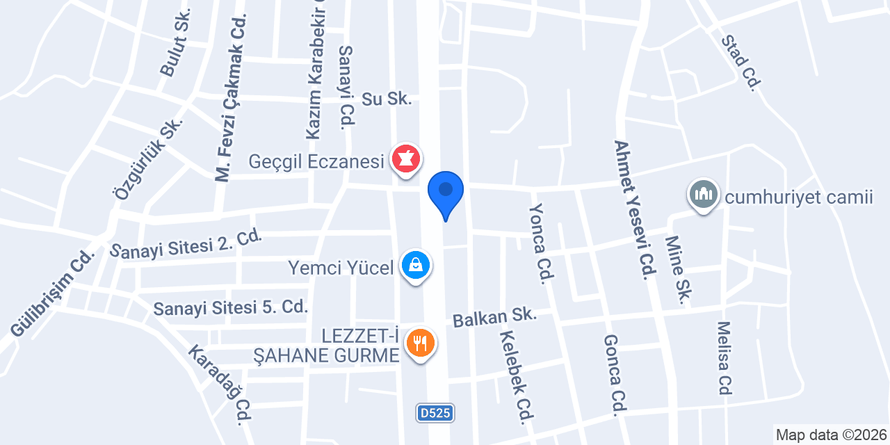 Karadeniz pastanesi konumu