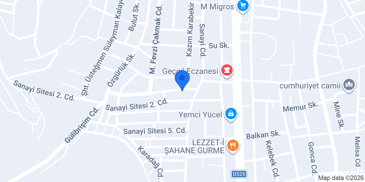 Belen Mekanik Garaj konumu