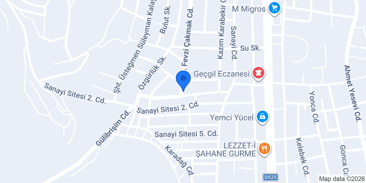 FORD ÖZEL SERVİS konumu
