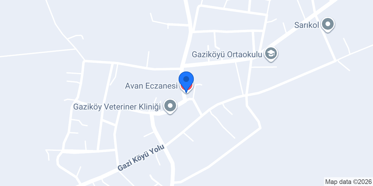 Avan Eczanesi konumu
