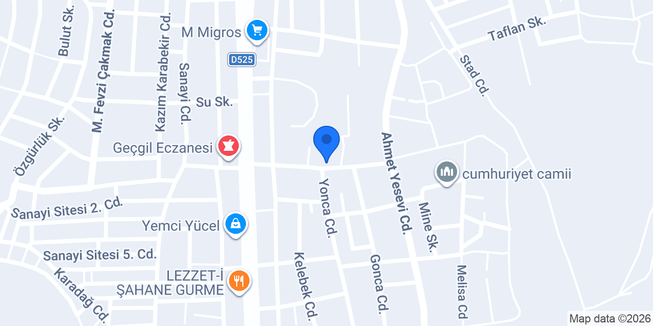 Nihat çavuş market konumu