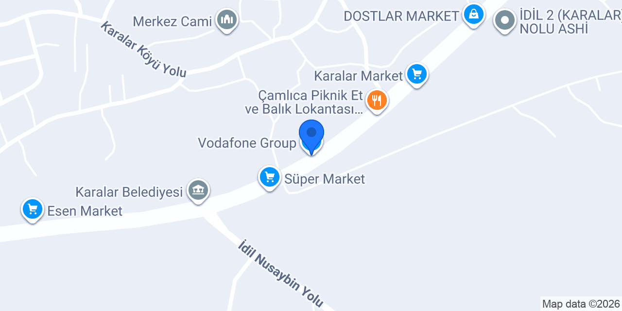 Vodafone Group Plc konumu