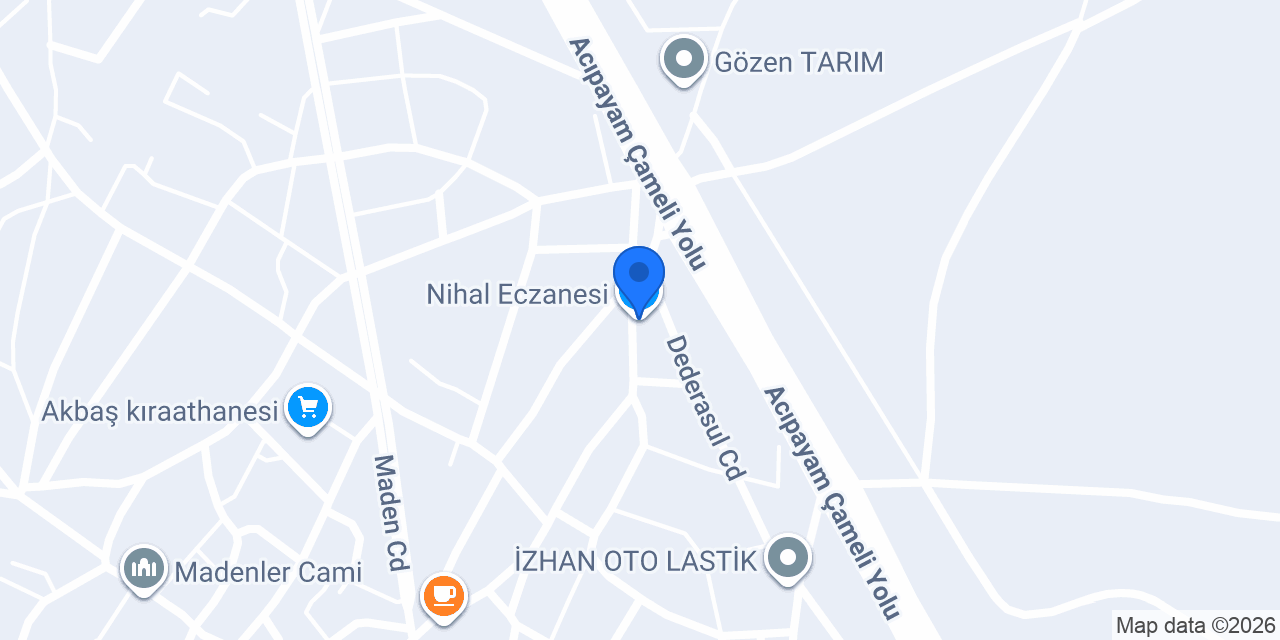 Nihal Eczanesi konumu