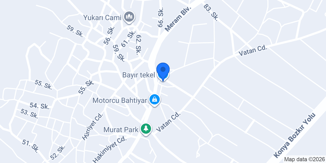 Bayır tekel konumu