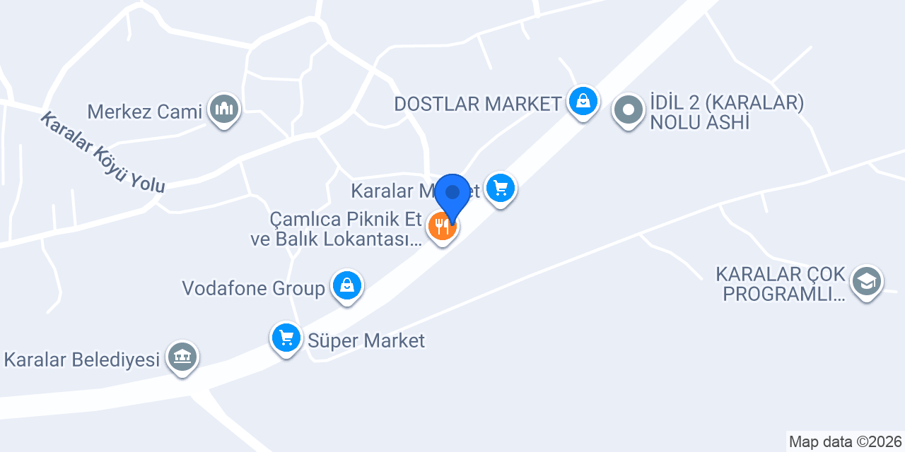 Karalar Eczanesi konumu