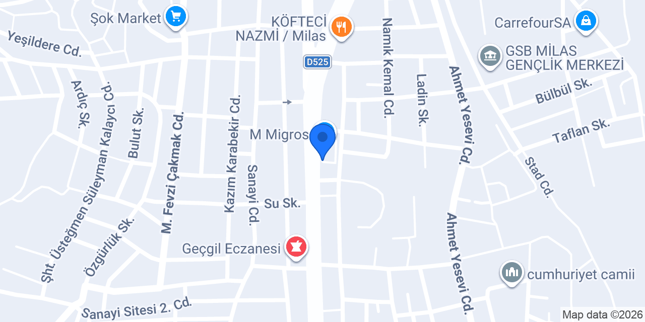 SARITAŞ OTOMOTİV konumu
