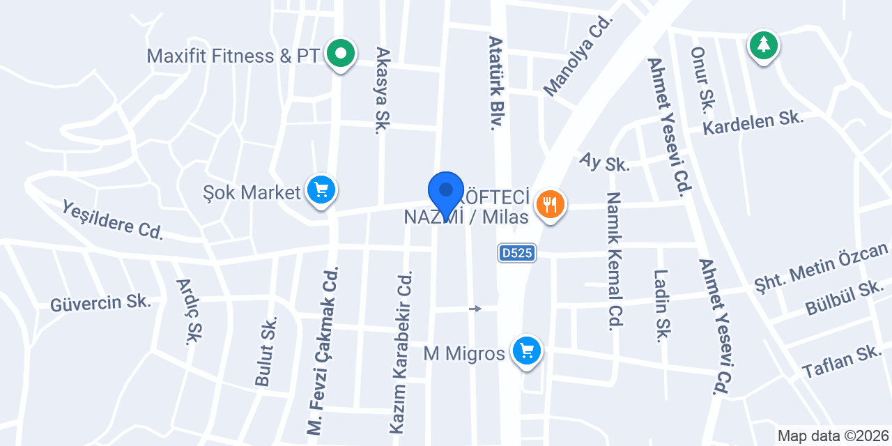 Rizeliler Unlu Mamülleri konumu