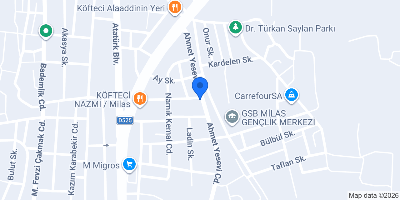 Pideci Adem CANGI konumu