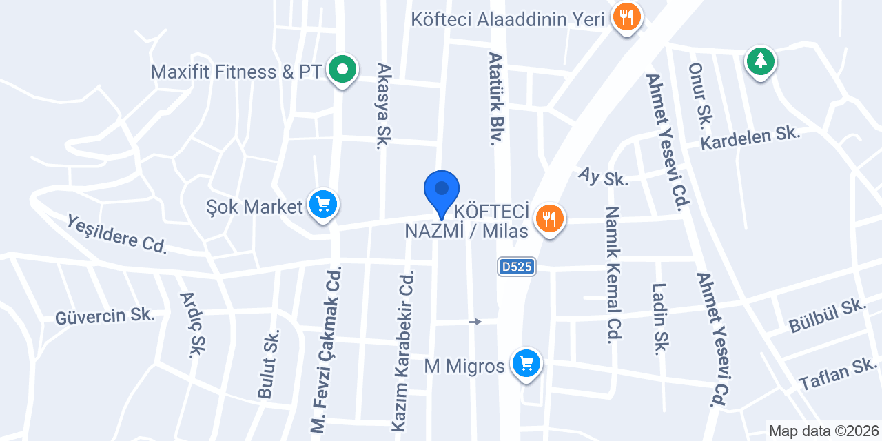Almira Erkek Kuaförü konumu