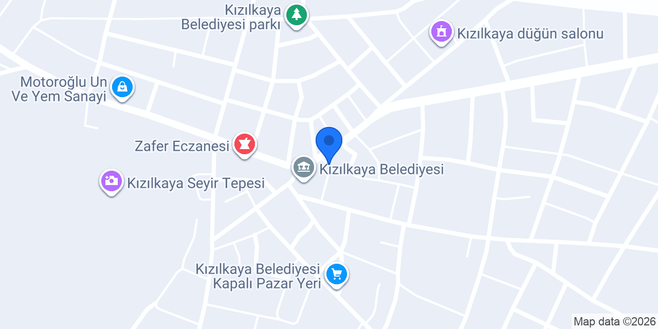 Ptt-kızılkaya Şubesi konumu
