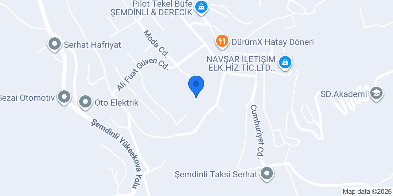 Şemdinli Askerlik Şubesi konumu
