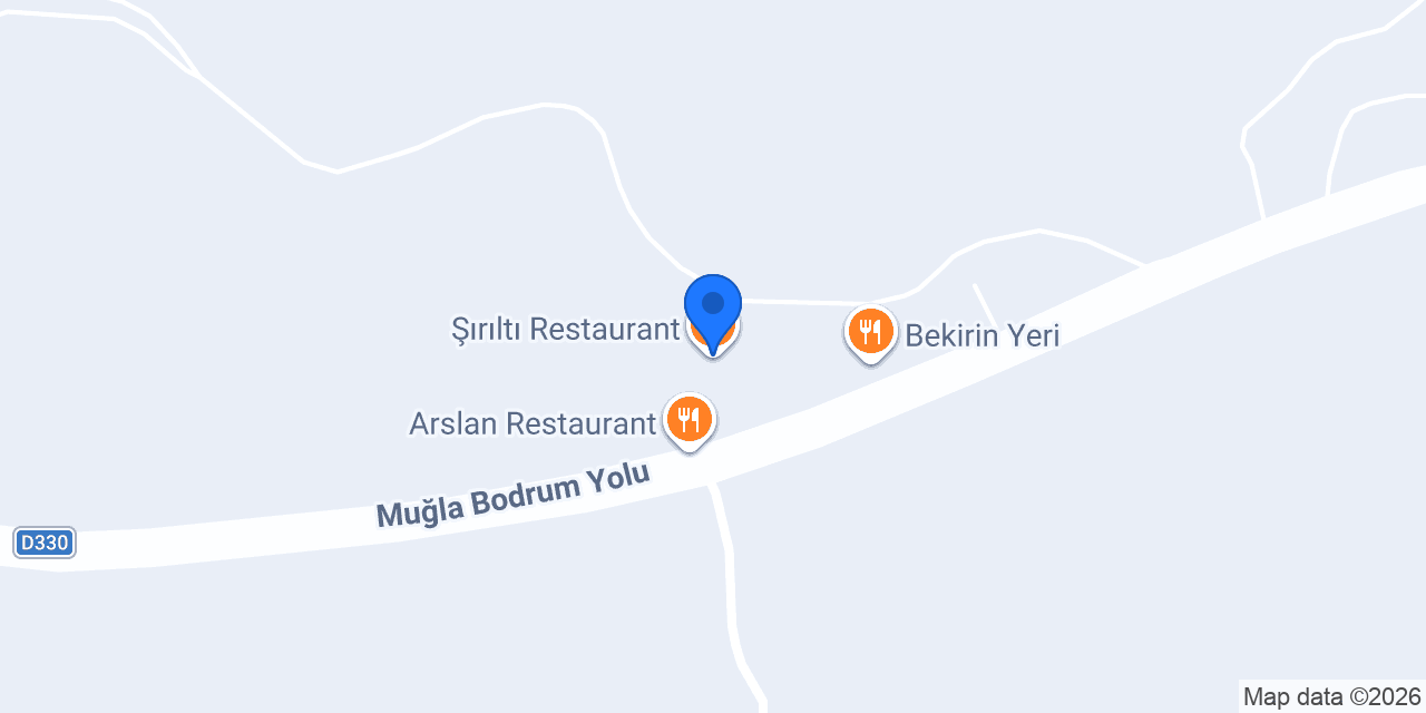 Şırıltı Restaurant konumu