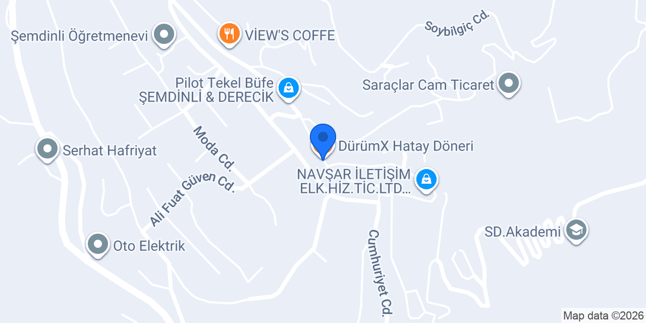 Erbaş Mobilya konumu