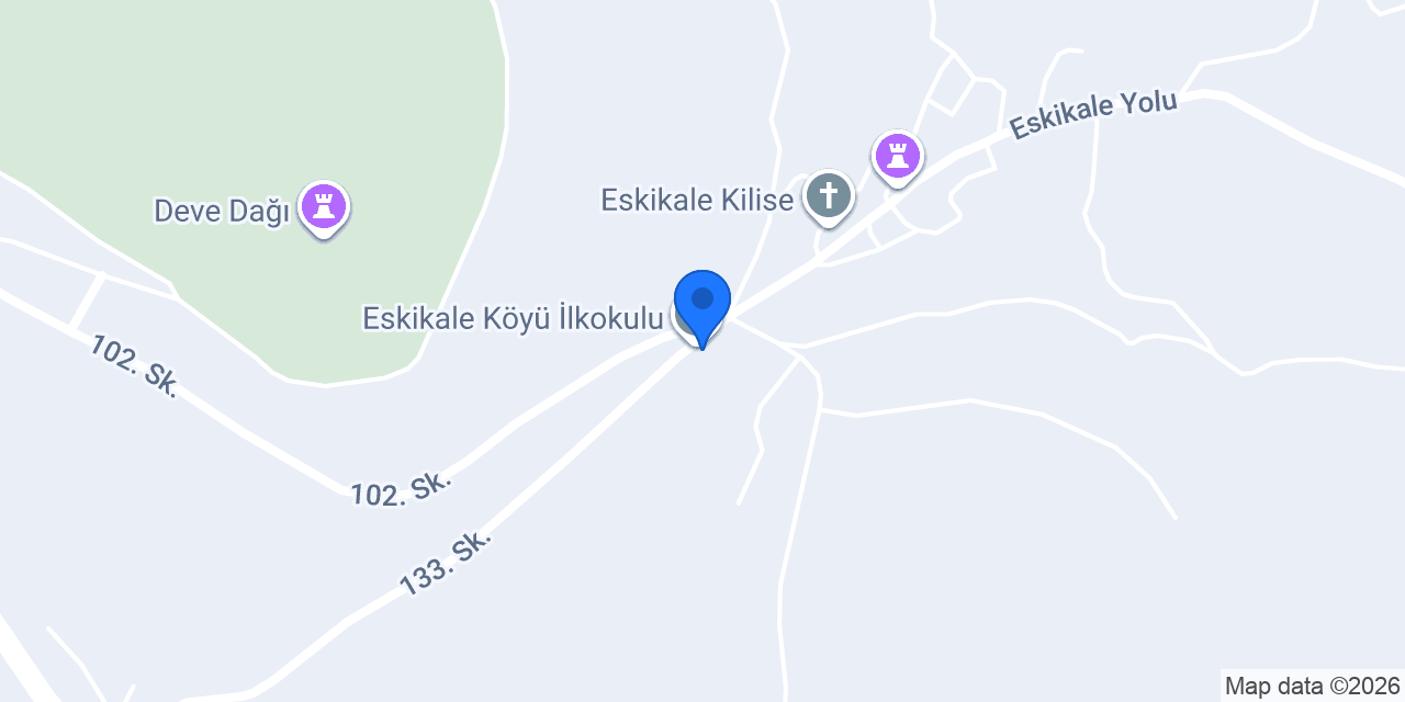 Eskikale Köyü İlkokulu konumu