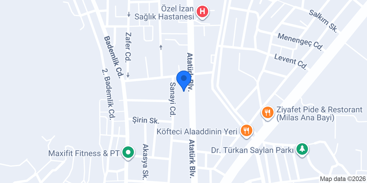 Ateş Döner Milas konumu