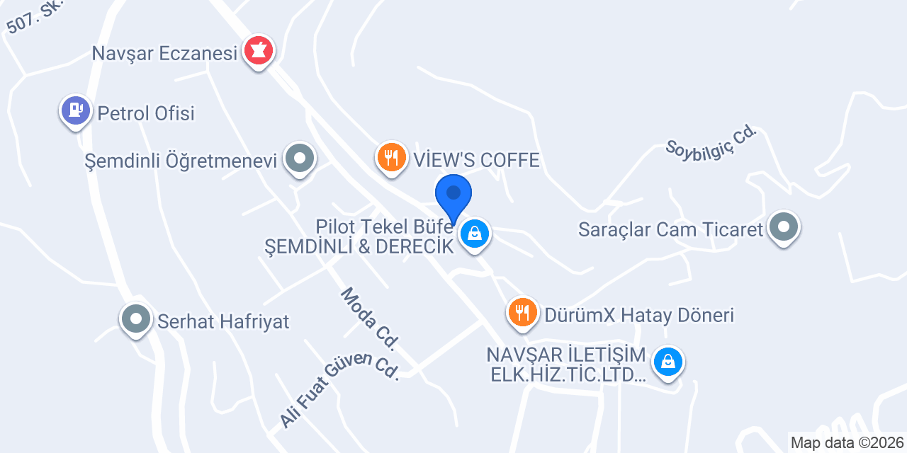 Şemdinli Et Market konumu