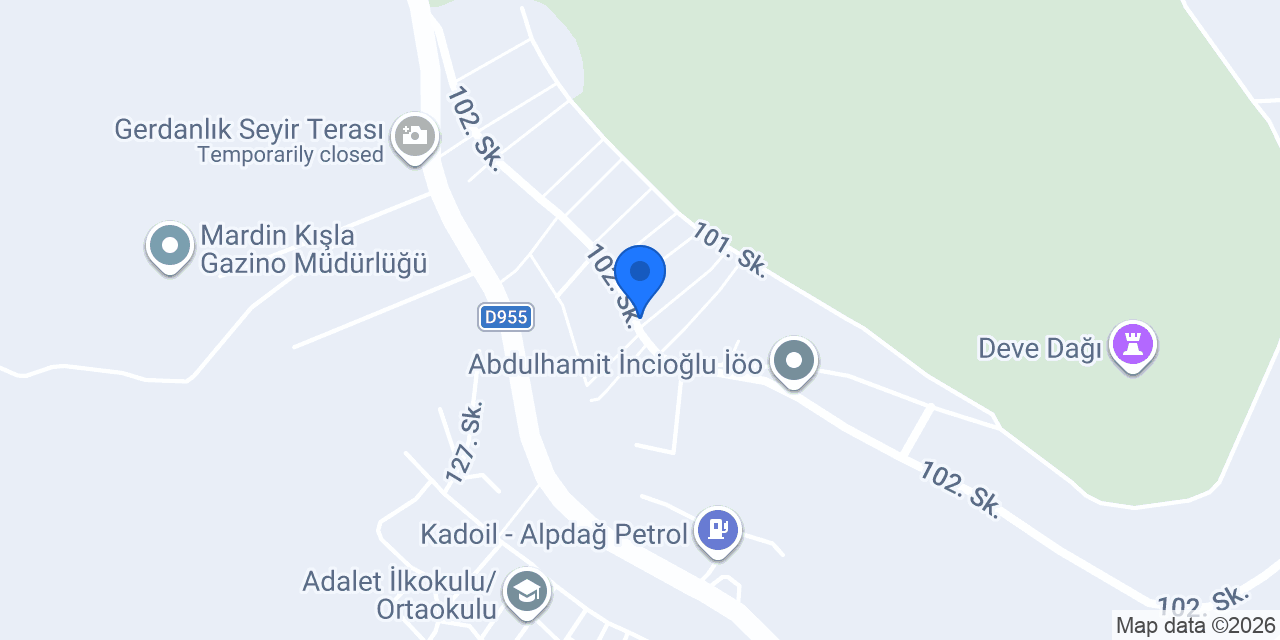Evin Market konumu