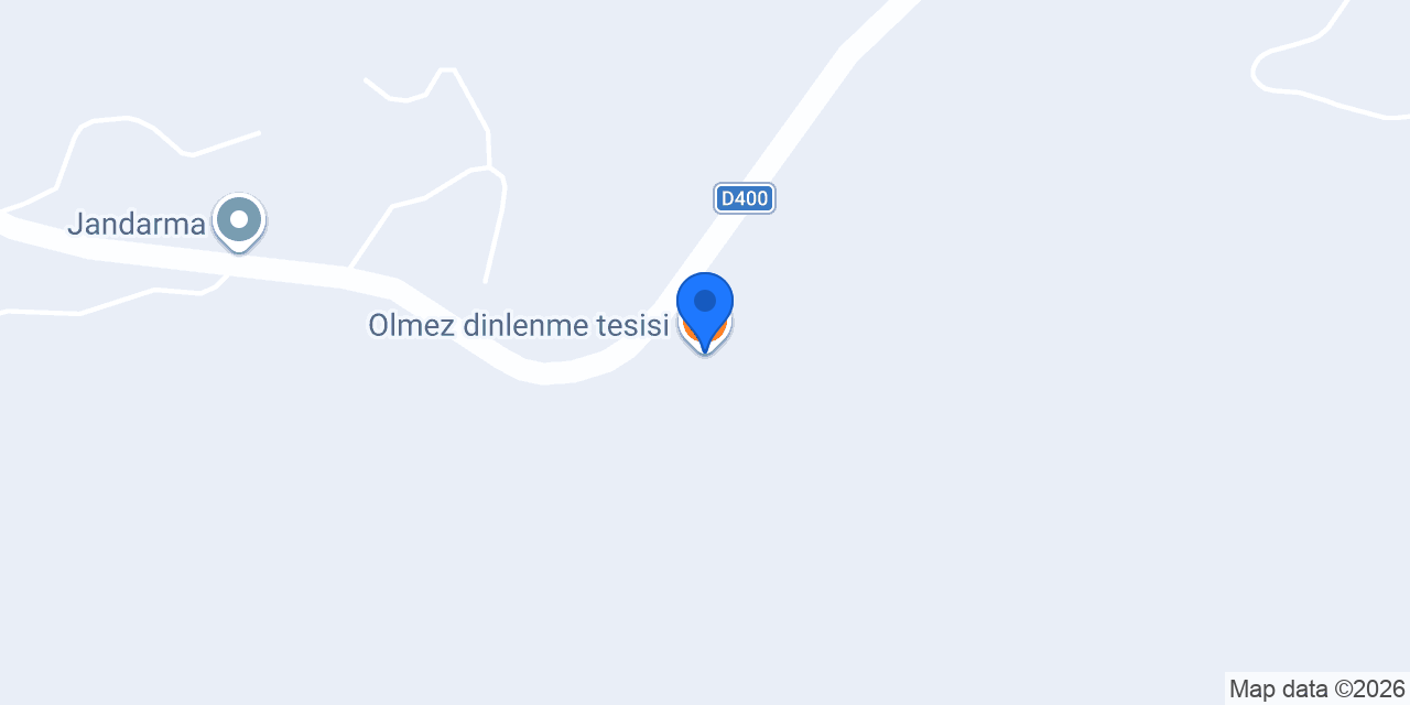 Olmez dinlenme tesisi konumu