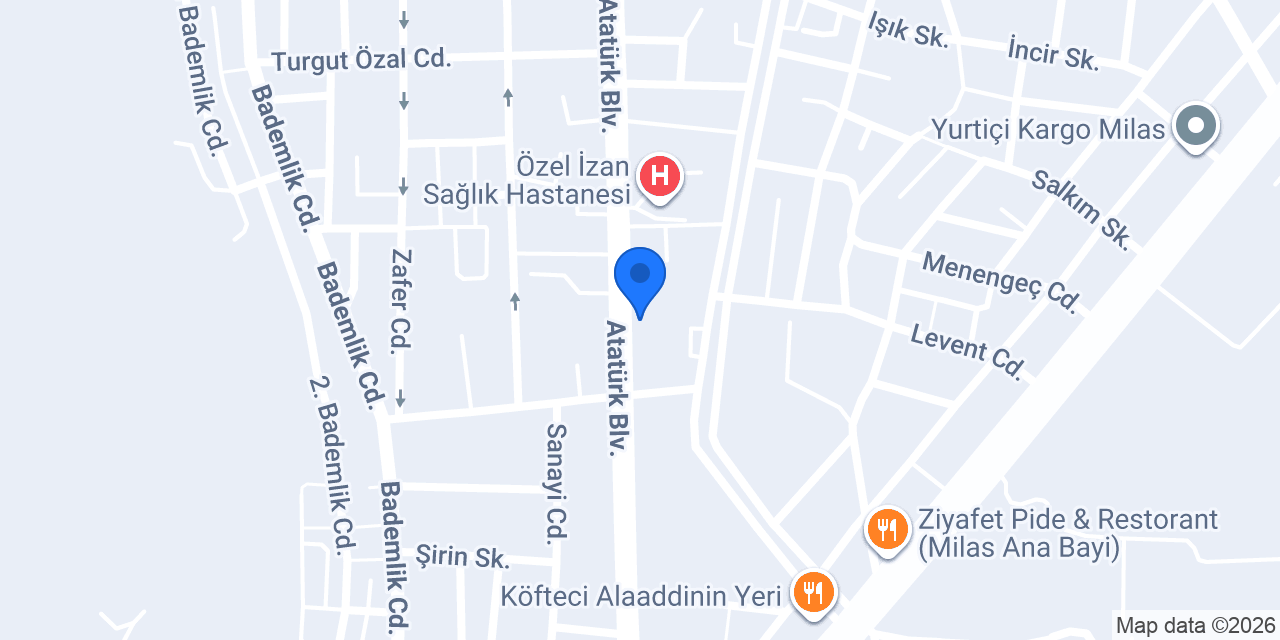 Milas Yanar Döner konumu