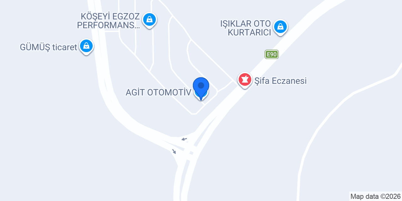 AGİT OTOMOTİV konumu