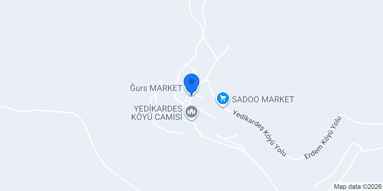 Ğurs MARKET konumu