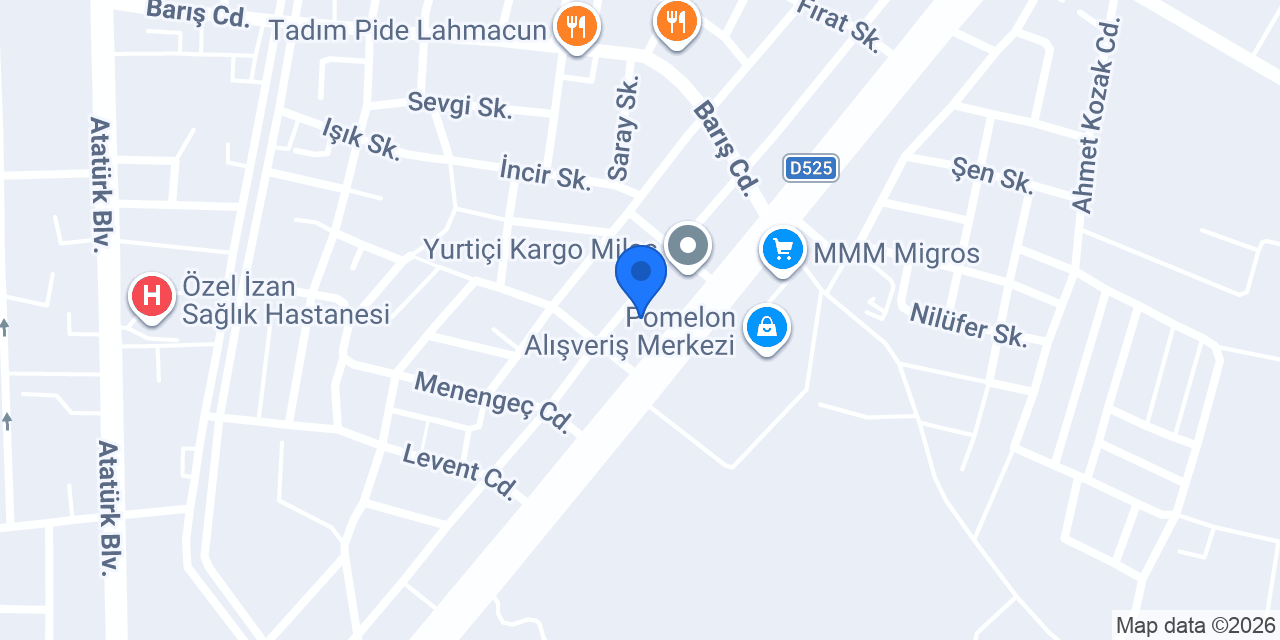 YENİOĞLU TİCARET konumu
