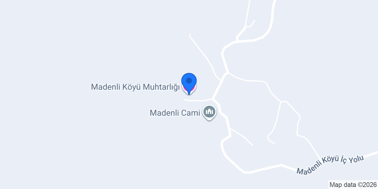Madenli Köyü Muhtarlığı konumu