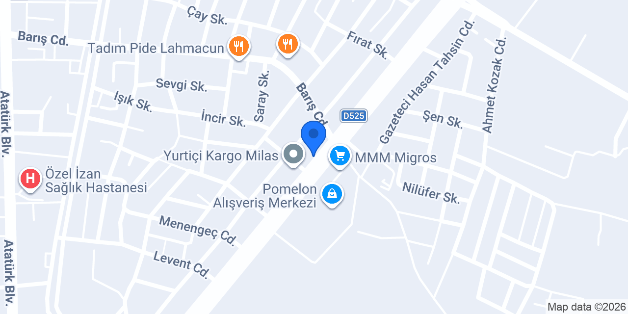 Doğtaş Exclusive Muğla Milas konumu