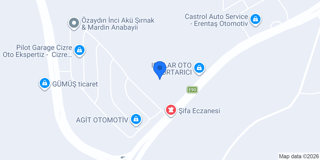 Cizre Yalçın Gıda Ltd.Şti. konumu