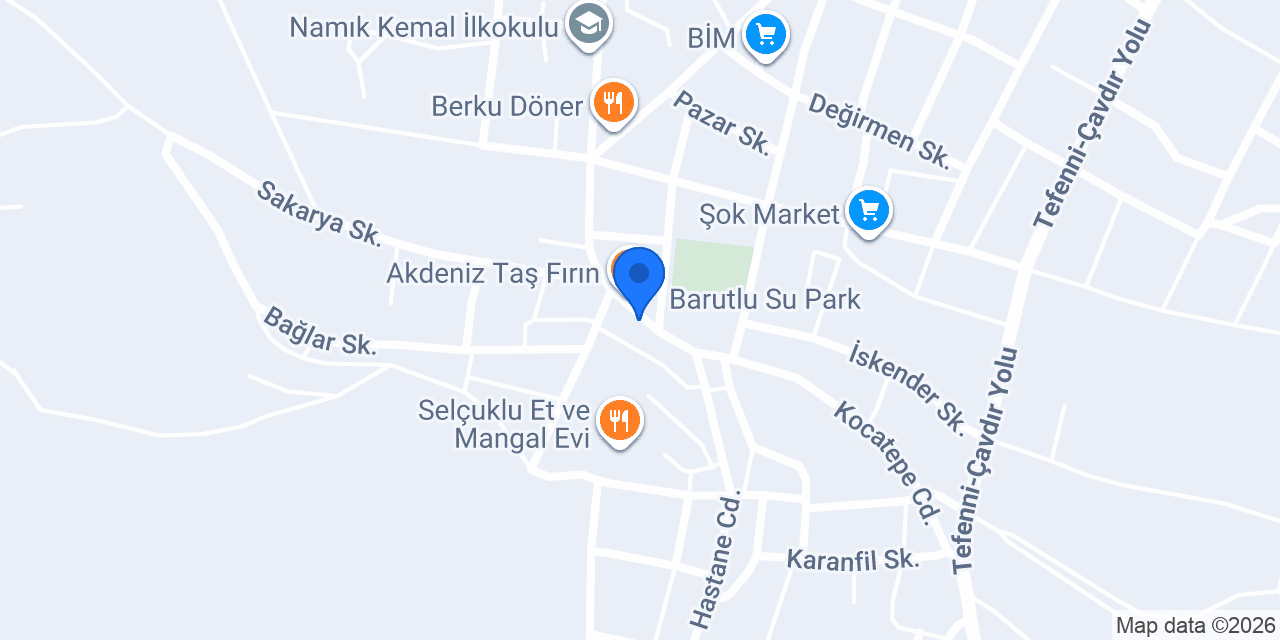 Türel Kundura konumu
