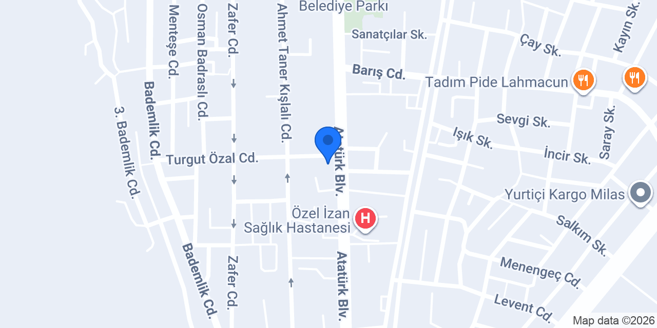 Cadde Katık Milas konumu