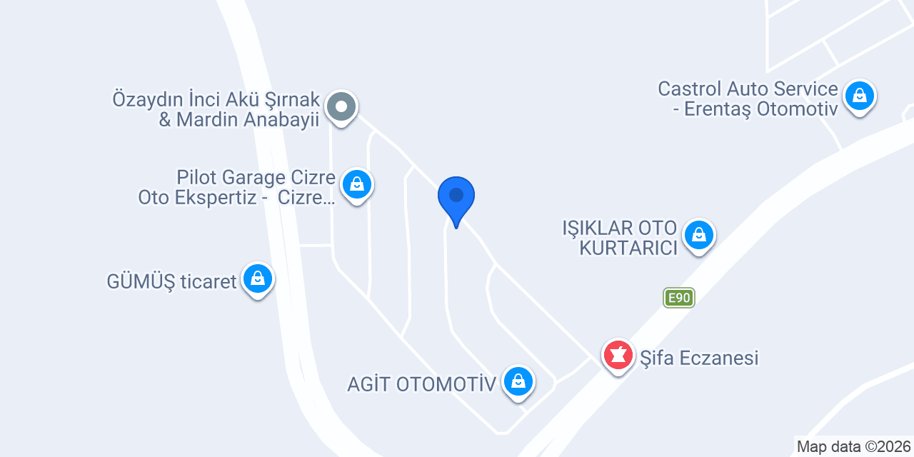 Cizre aydoğan pompa konumu