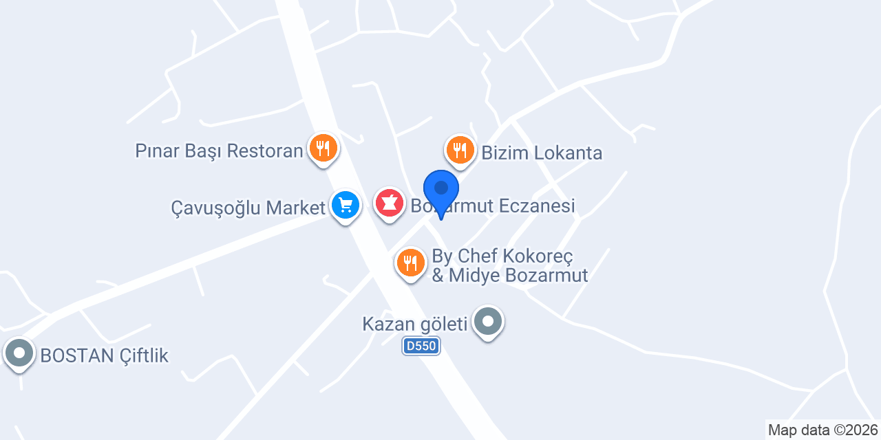 Yatağan 4 Nolu Bozarmut Aile Sağlığı Merkezi konumu