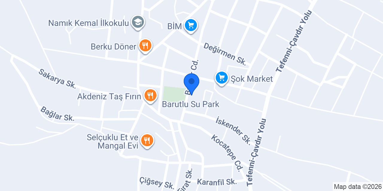 ÖNDER TEKNİK konumu
