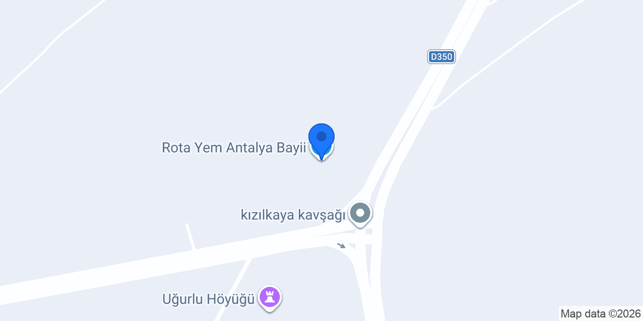 Rota Yem Antalya Bayii konumu